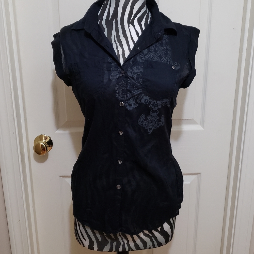 Women's button up tank